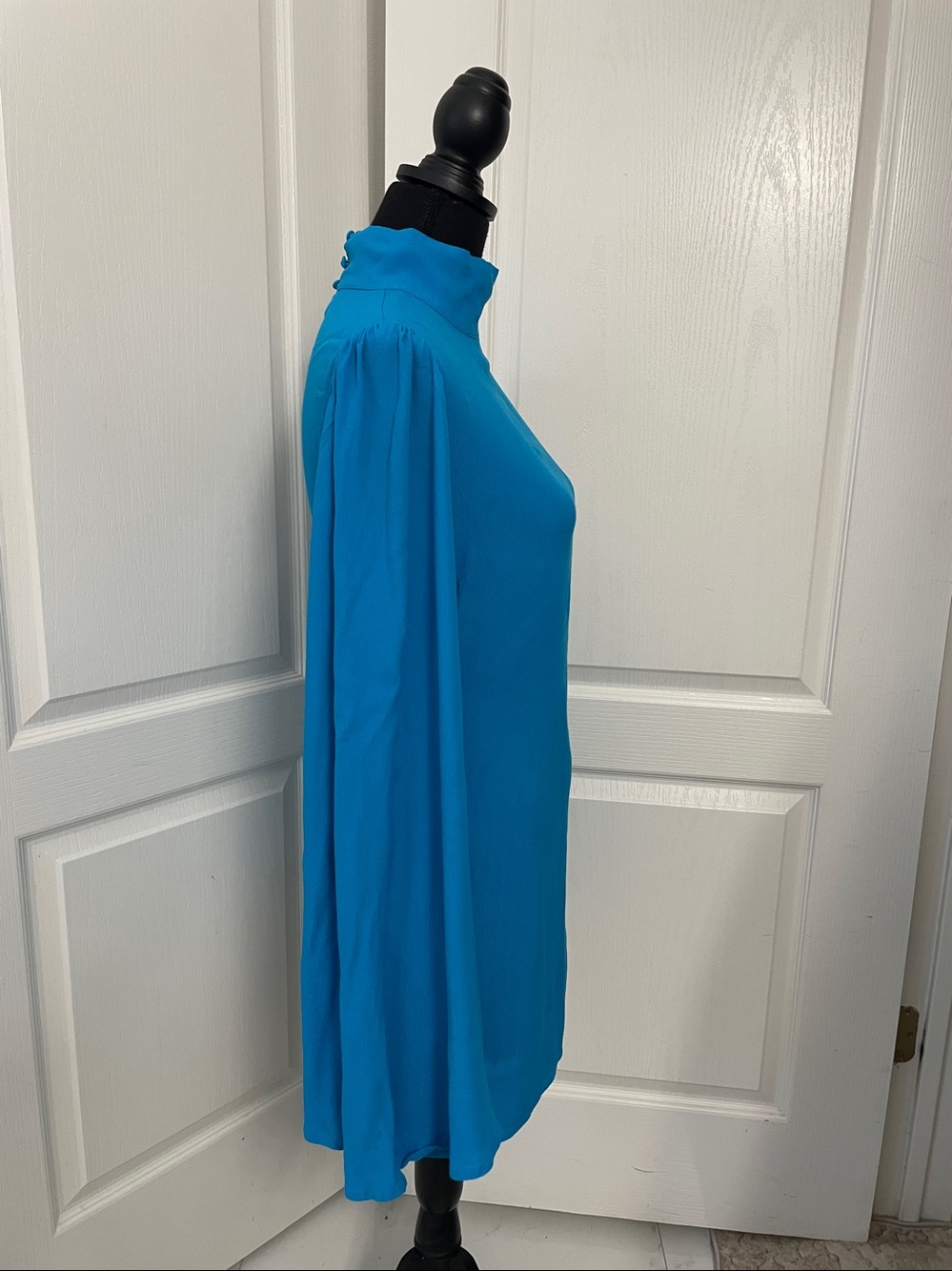 YLLW the Label Raya blue dress L fits S/M cocktail party wedding evening club - Picture 10 of 11